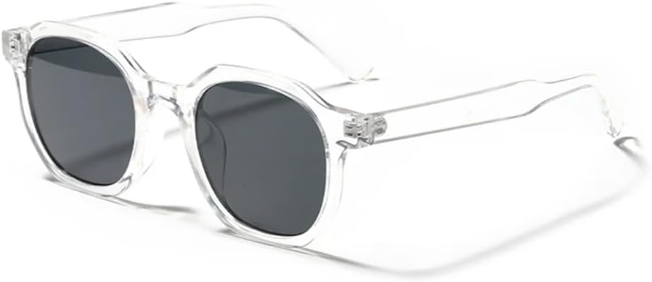 

Ретро-модные солнцезащитные очки для женщин и мужчин, классические винтажные солнцезащитные очки с защитой от УФ-излучения UV400 для активного отдыха SZVVBKK, Transparent