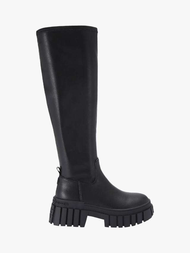 Плотные сапоги до колен tegan sock knee2 KG Kurt Geiger, черный