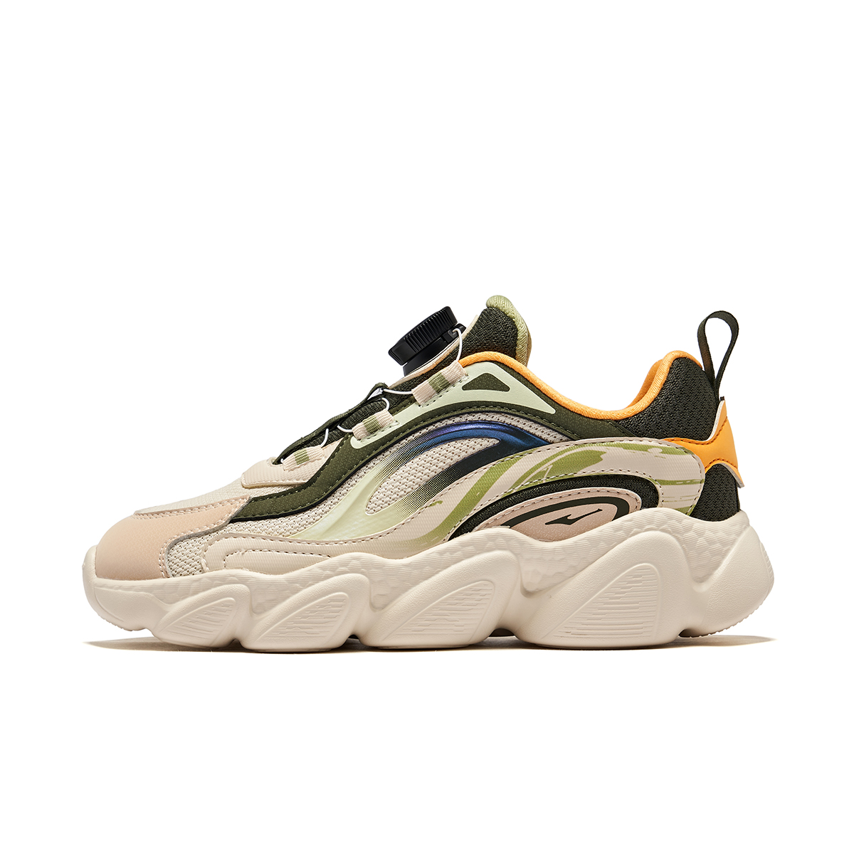 

ERKE KIDS Непромокаемые амортизирующие износостойкие низкие детские повседневные ботинки утепленные Linen/Silver Pine Green Kids'