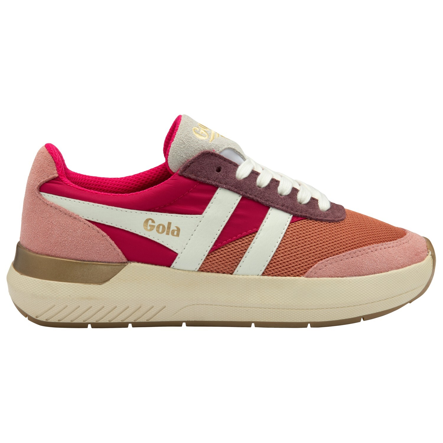 

Кроссовки Gola Women's Raven, цвет Orange Spice/Raspberry/Coral Pink