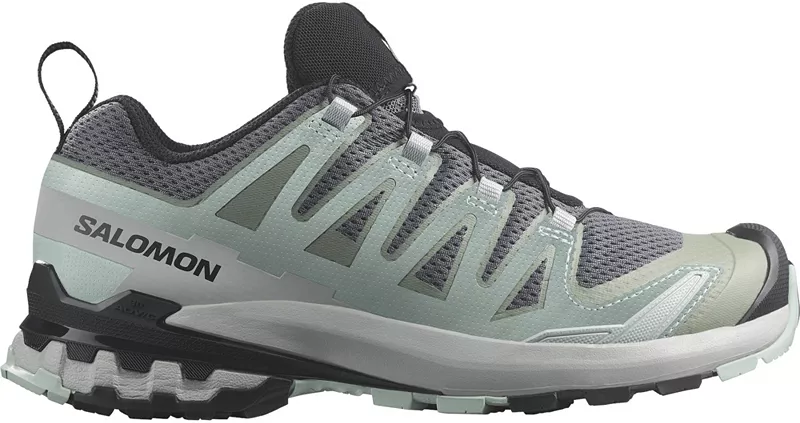 Женские кроссовки Salomon XA Pro 3D V9, цвет Quiet Shade/Lily Pad/Blue