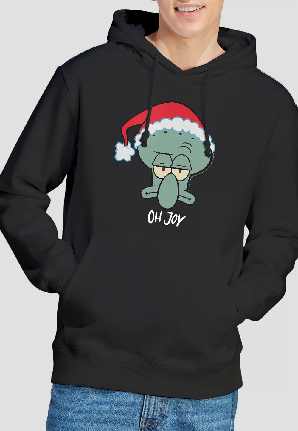 

Толстовка SPONGEBOB SQUAREPANTS SQUIDWARD CHRISTMAS Cotton Soul, черный