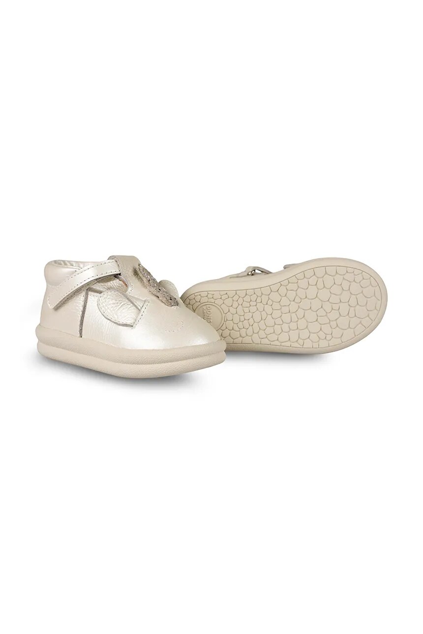 

Детские кожаные получешки Zilpa Shoes Unicorn Donsje, серебряный
