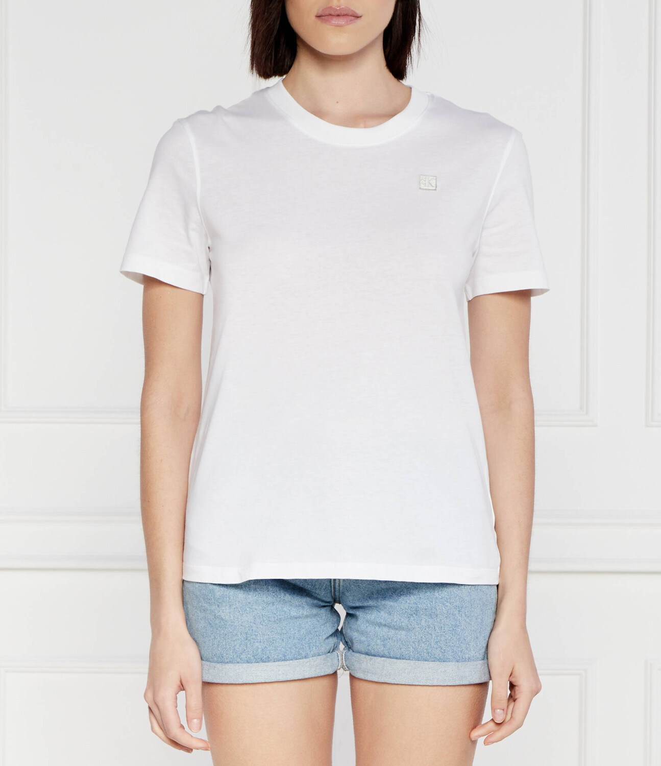 

Футболка CALVIN KLEIN JEANS Regular Fit, белый