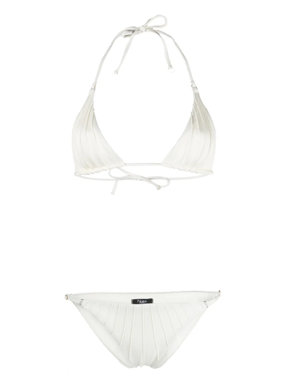 

Бикини со сборками Noire Swimwear, белый