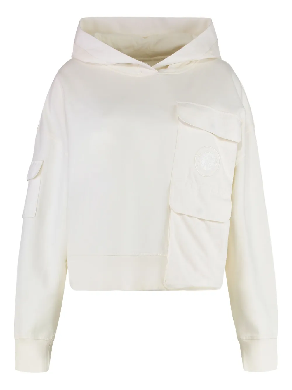 

Толстовка Yates из хлопка с карманами Canada Goose, белый