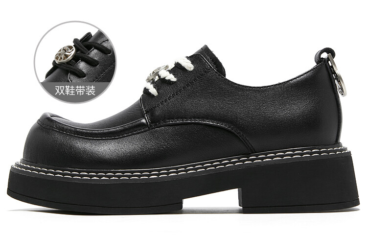Туфли женские повседневные Women's Casual Shoes Women's Black Xb-Iter