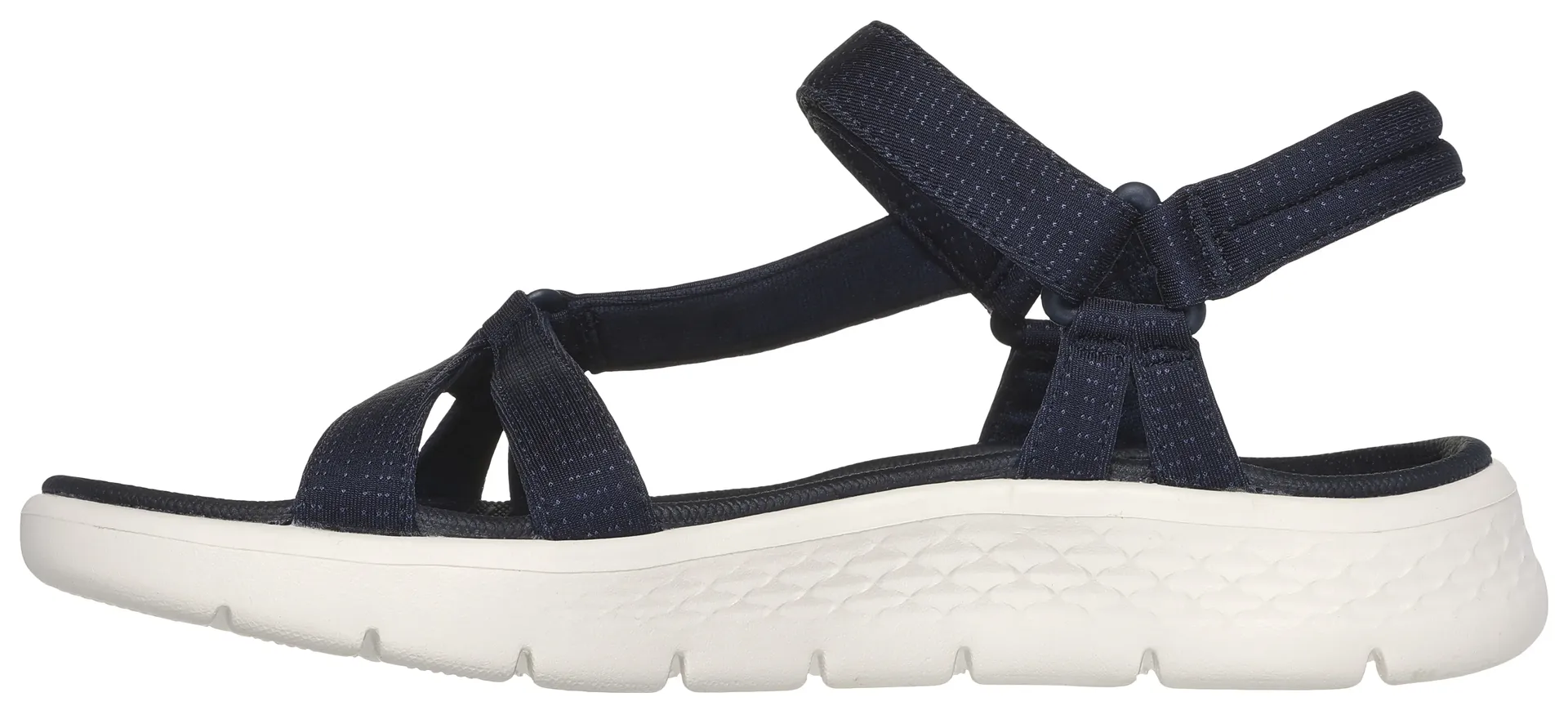 Сандалии Skechers "GO WALK FLEX SANDAL-SUBLIME-X", летняя обувь, сандалии, обувь на липучке, со стелькой Goga Mat, цвет морской волны — фото 4