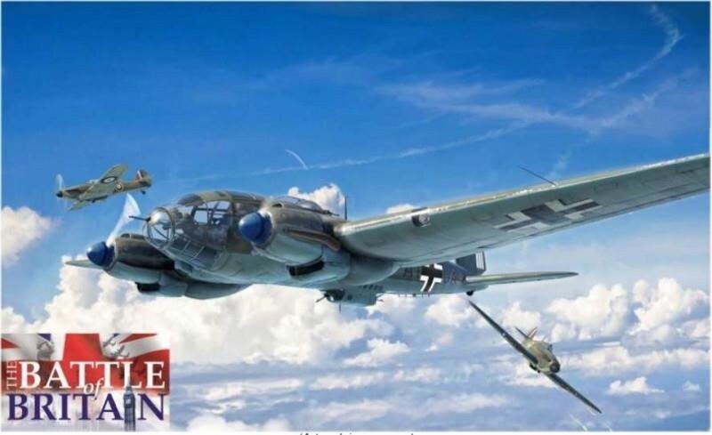 

Italeri, Heinkel He 111H Battle of Britain 80th, Пластиковая модель