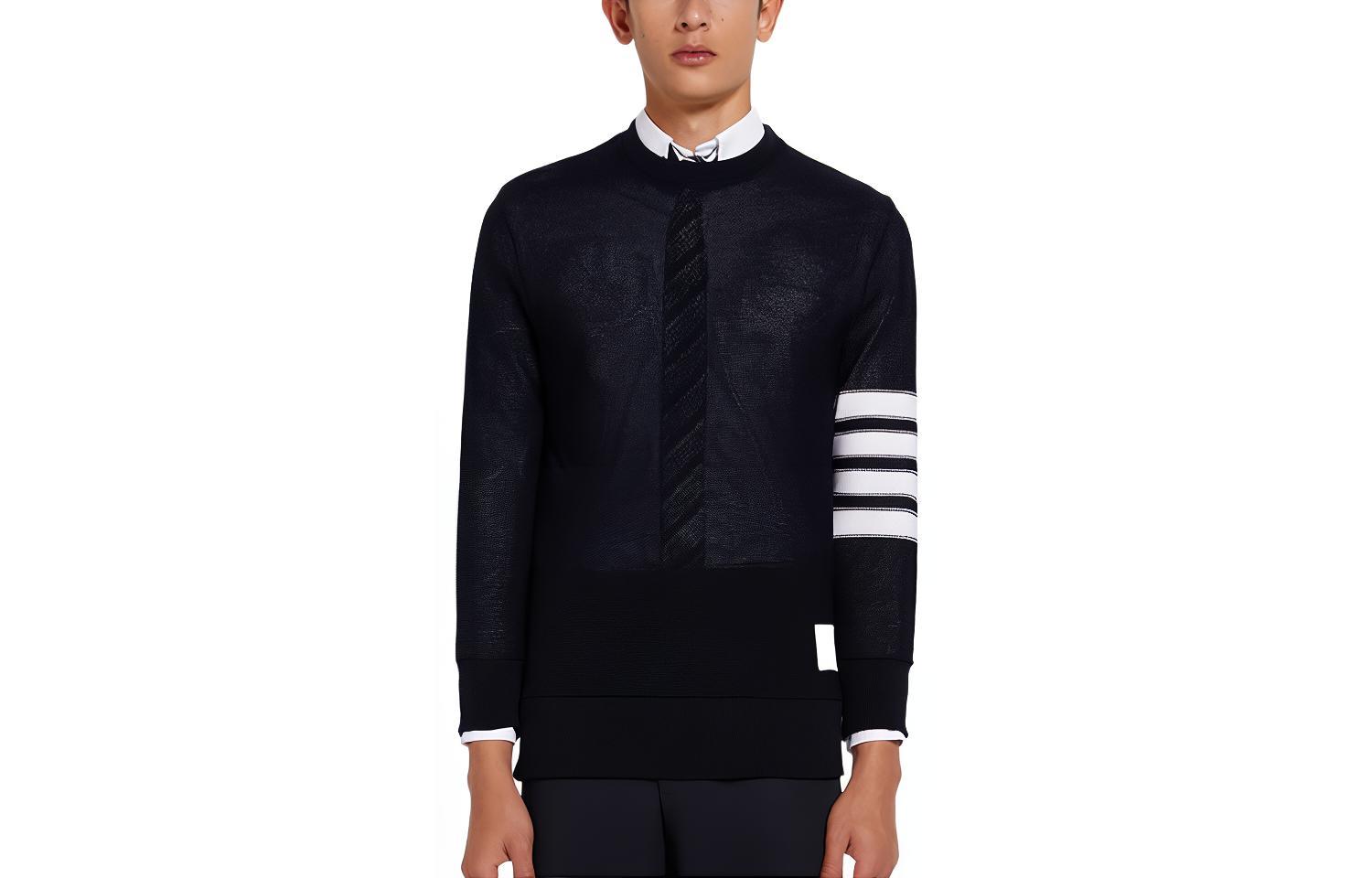 

Свитер THOM BROWNE мужской морской синий SS22