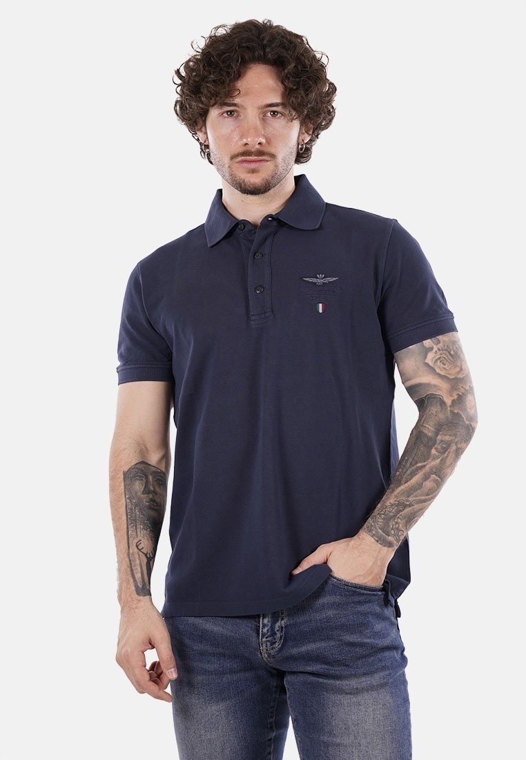 

Поло AERONAUTICA MILITARE, темно-синий