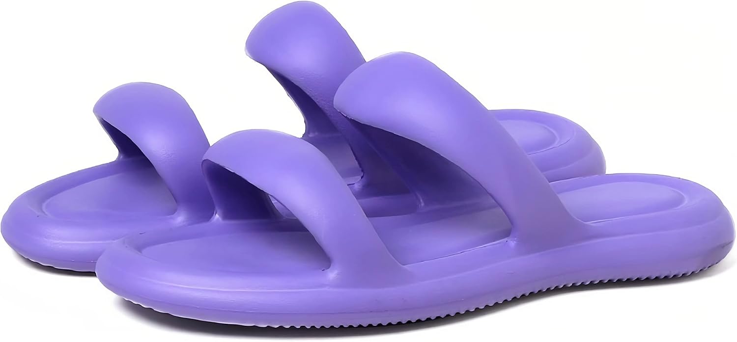 

Сандалии cloud с двойным ремешком на мягкой подошве eva Auraglor, фиолетовый