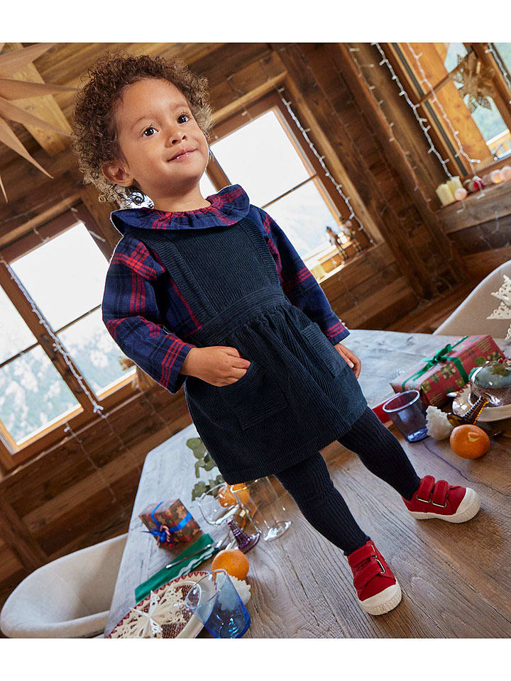 

Платье PETIT BATEAU, темно-синий