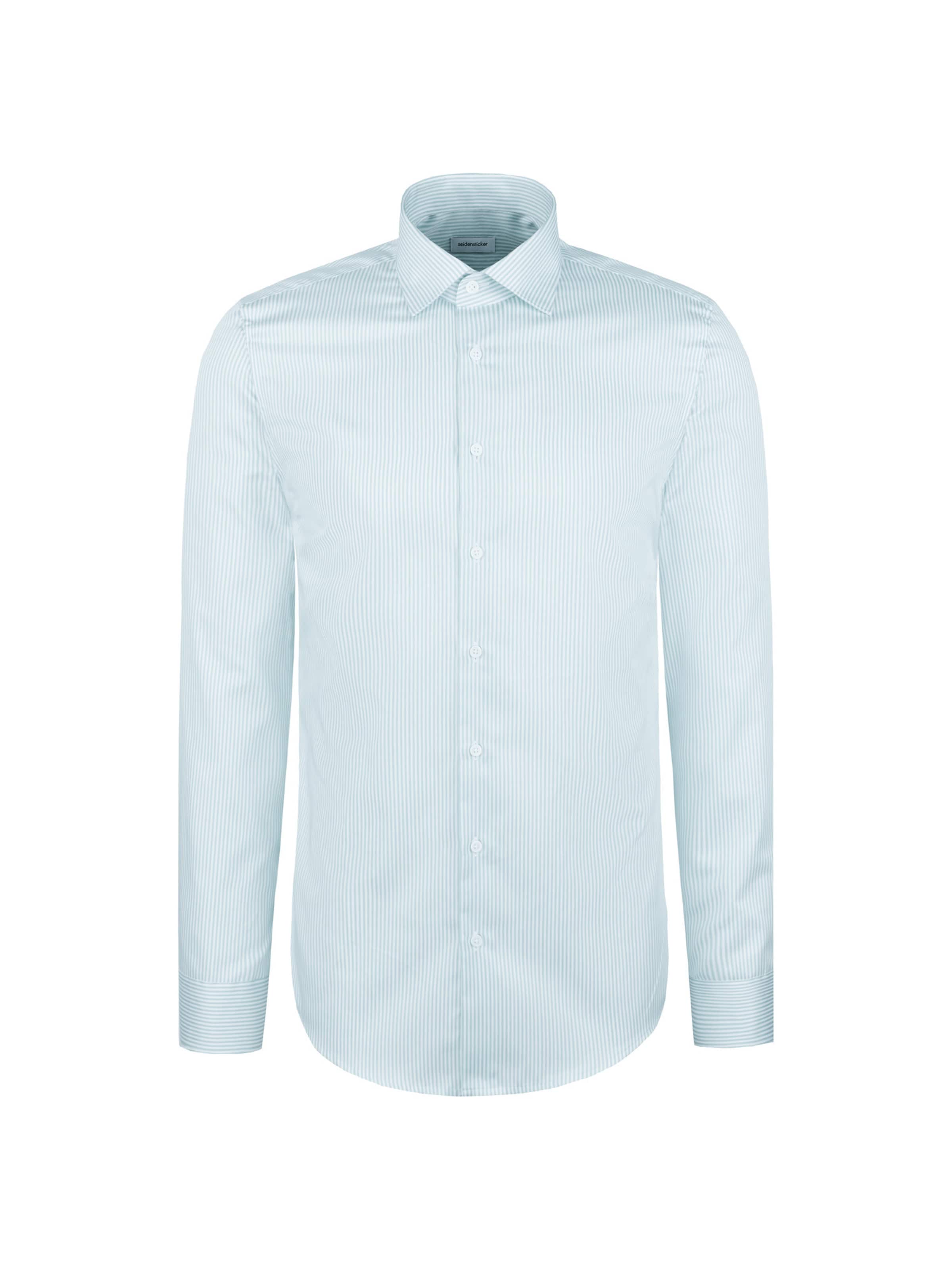 

SEIDENSTICKER Рубашка на пуговицах приталенного кроя в пастельно-зеленом цвете