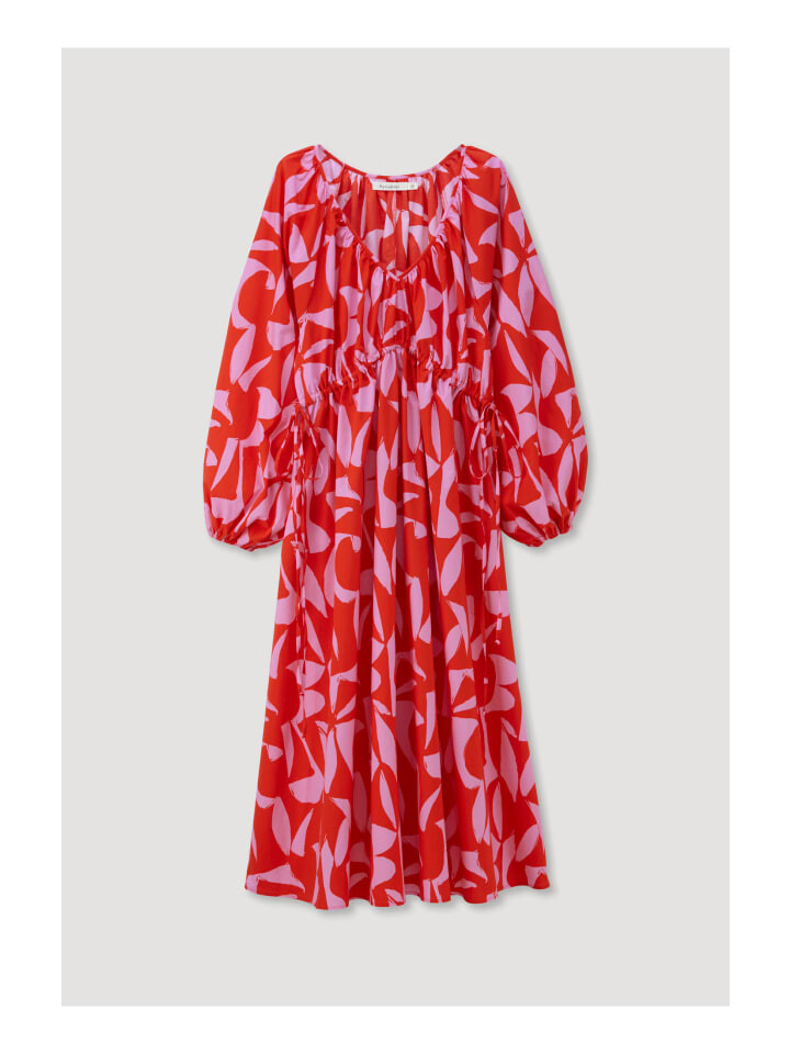 

Длинное платье Hessnatur Midi Oversize, красный