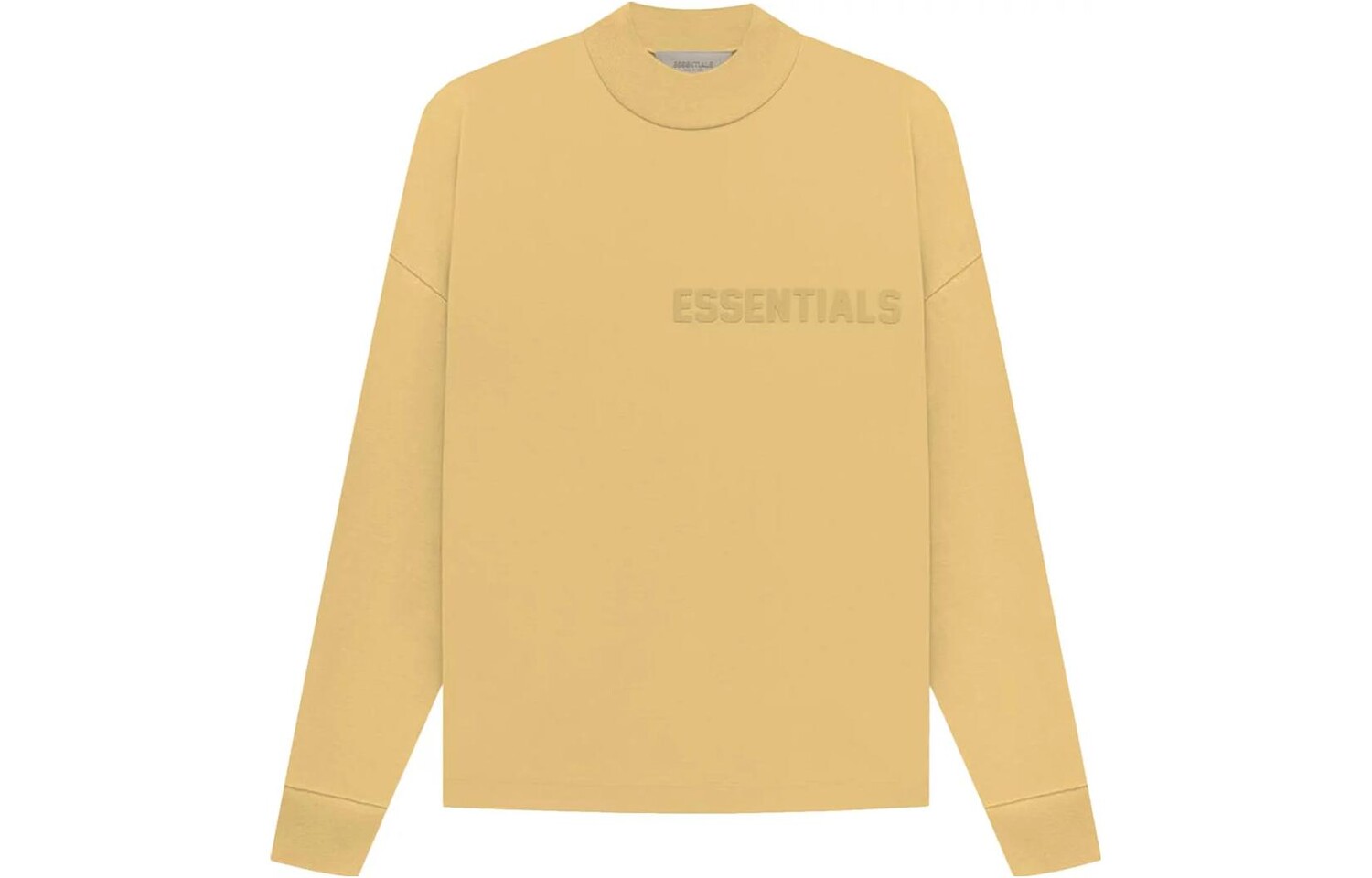 

Футболка унисекс светло-желтая Fear Of God Essentials, светло-желтый