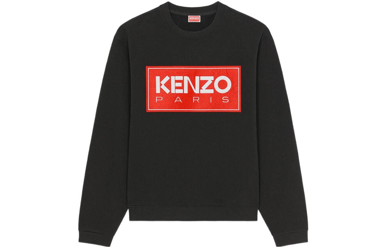 

Толстовка мужская Kenzo Logo-patch Crew-neck, черный
