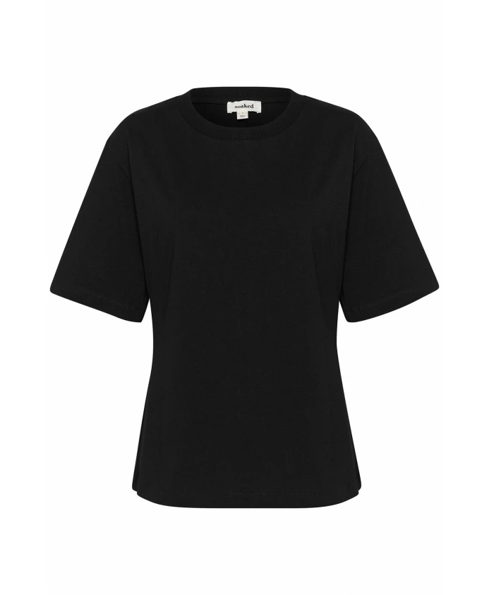 

Черная футболка Coreen с коротким рукавом Soaked In Luxury, черный