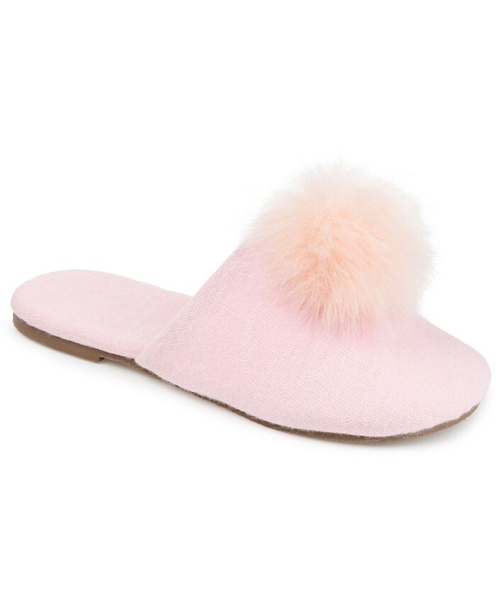 Женские ночные тапочки Journee Collection, розовый