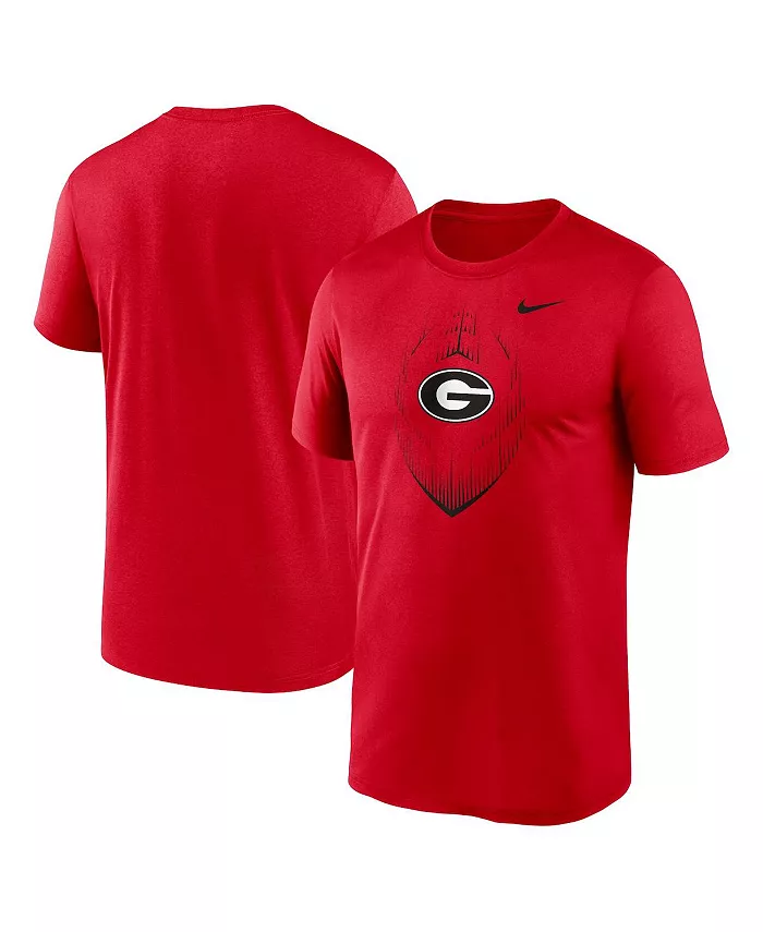

Мужская футболка Georgia Bulldogs Primetime Legend Icon Performance Nike, красный