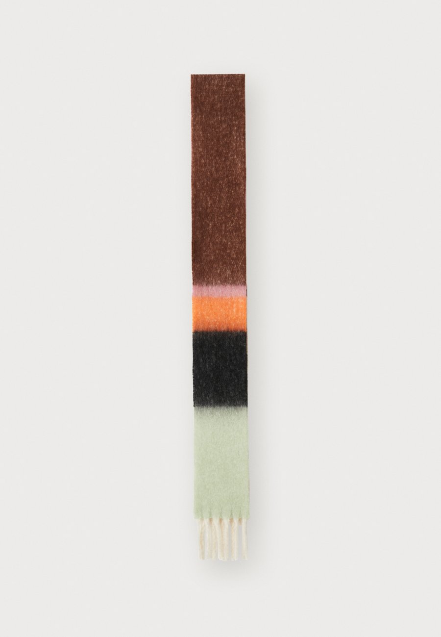 

Шарф Even&Odd Scarf, Brown/Green/Orange/Brown