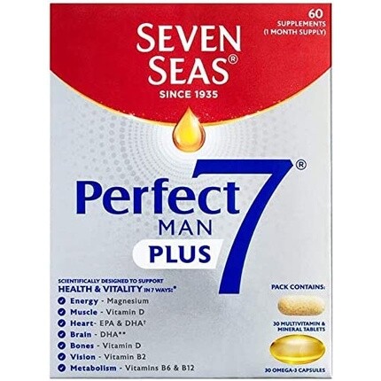 

Seven Seas Perfect7 Мужские мультивитаминные таблетки 60 шт.