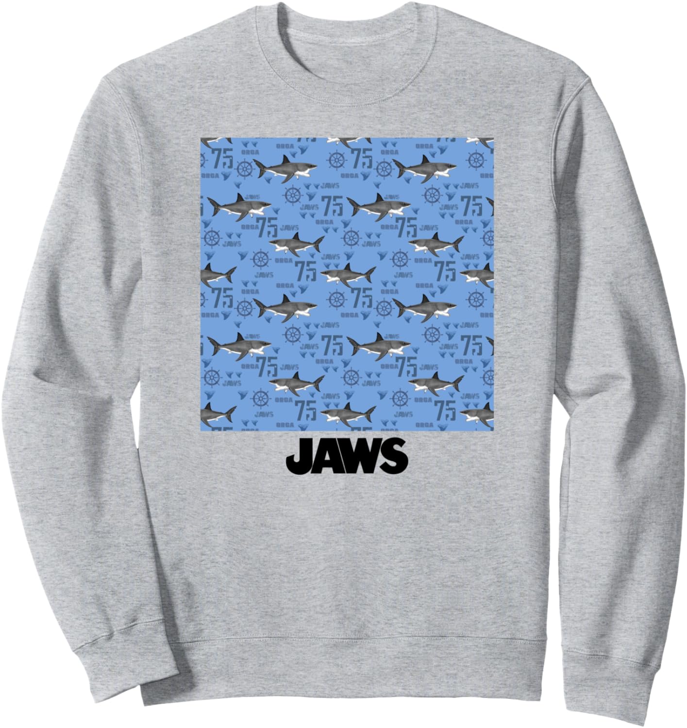 

Толстовка с рисунком настоящей акулы из фильма «Челюсти», синяя Jaws, Синий, Толстовка с рисунком настоящей акулы из фильма «Челюсти», синяя Jaws