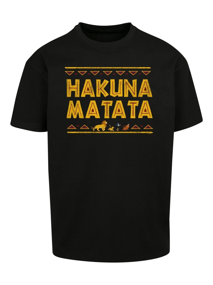 

Футболка F4NT4STIC König der Löwen Film Hakuna Matata, черный