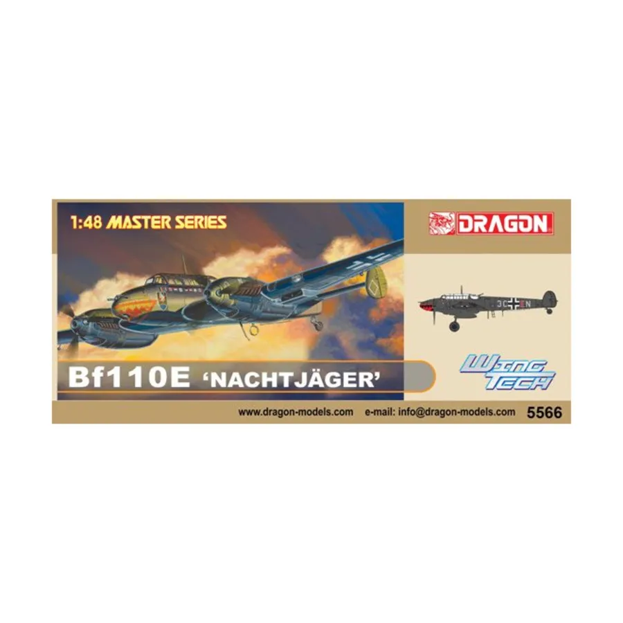 

Bf110E Ночтьегер, Dragon Models - Master Series (1:48)