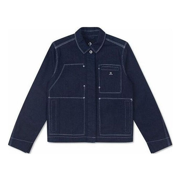 

Куртка indigo chore denim coat 'blue' Converse, синий
