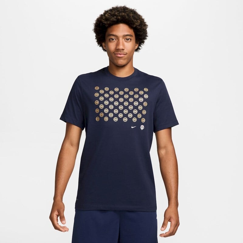 

Мужская баскетбольная майка США Nike, синий