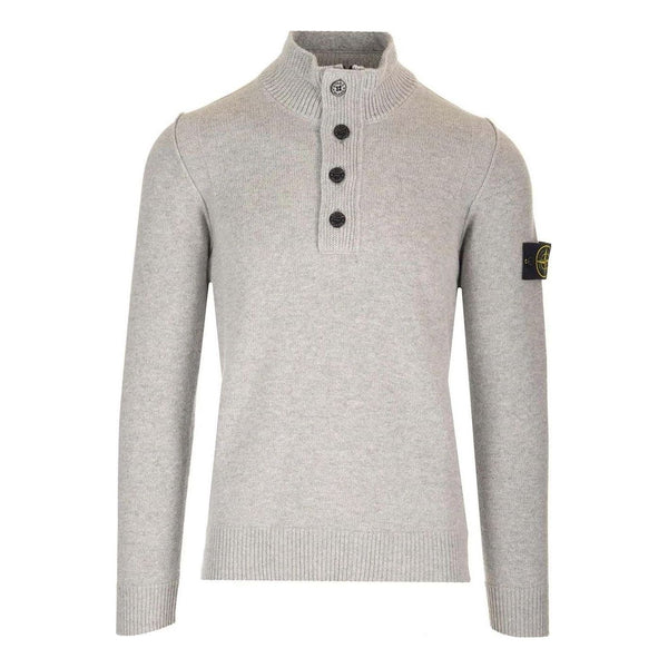 

Свитер logo patch long-sleeved sweater 'grey' Stone Island, серый