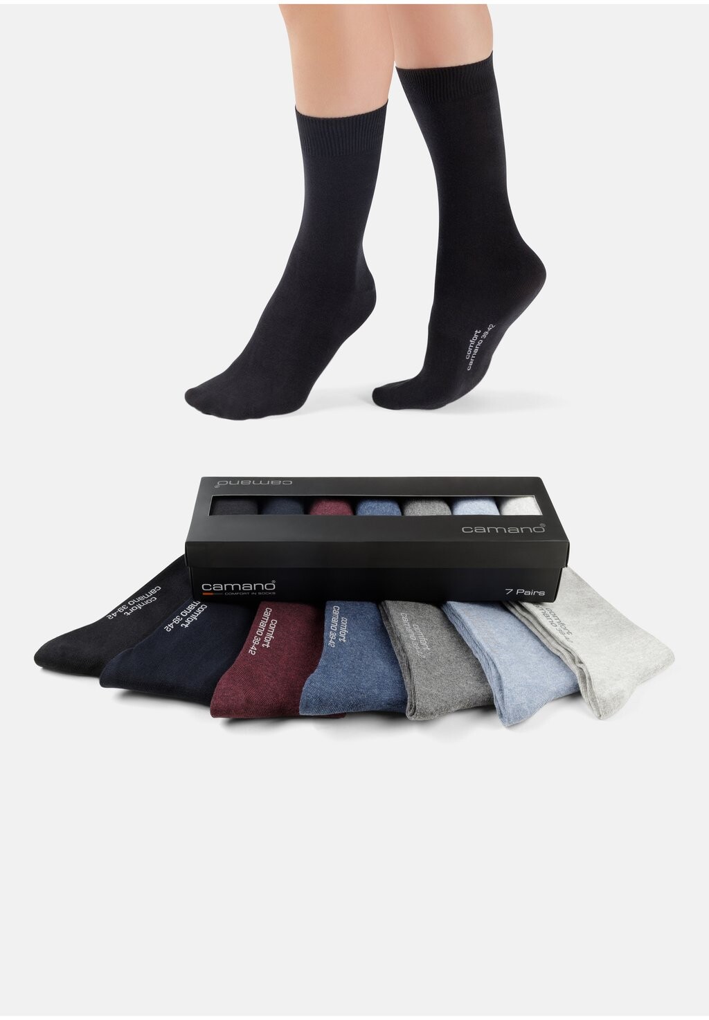 

Носки Comfort In Box 7 Pack camano, серый