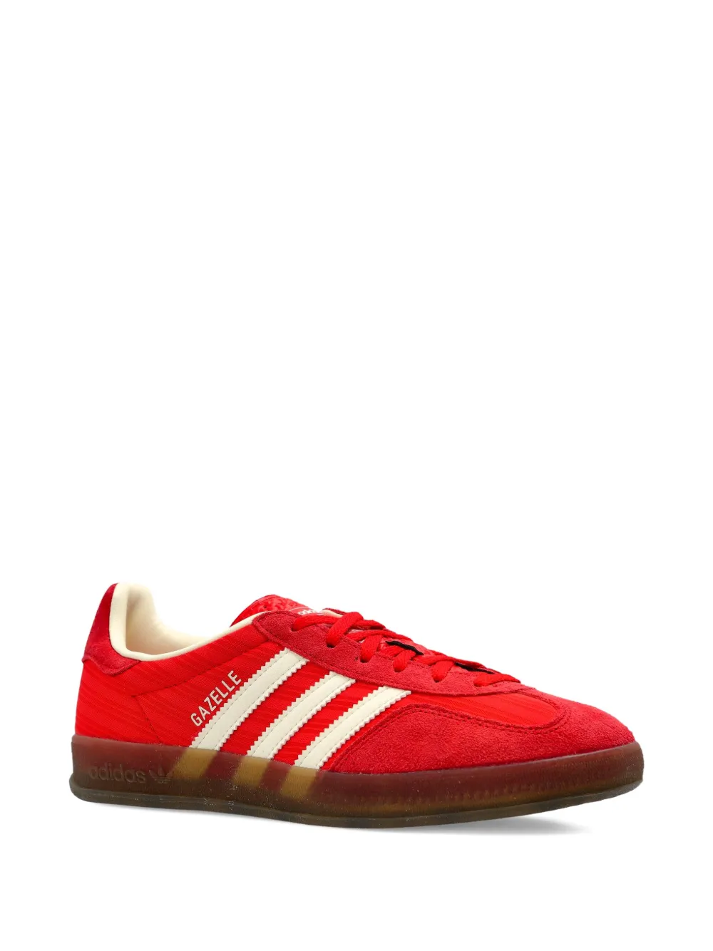 Замшевые кроссовки Gazelle Indoor Adidas, красный — фото 2
