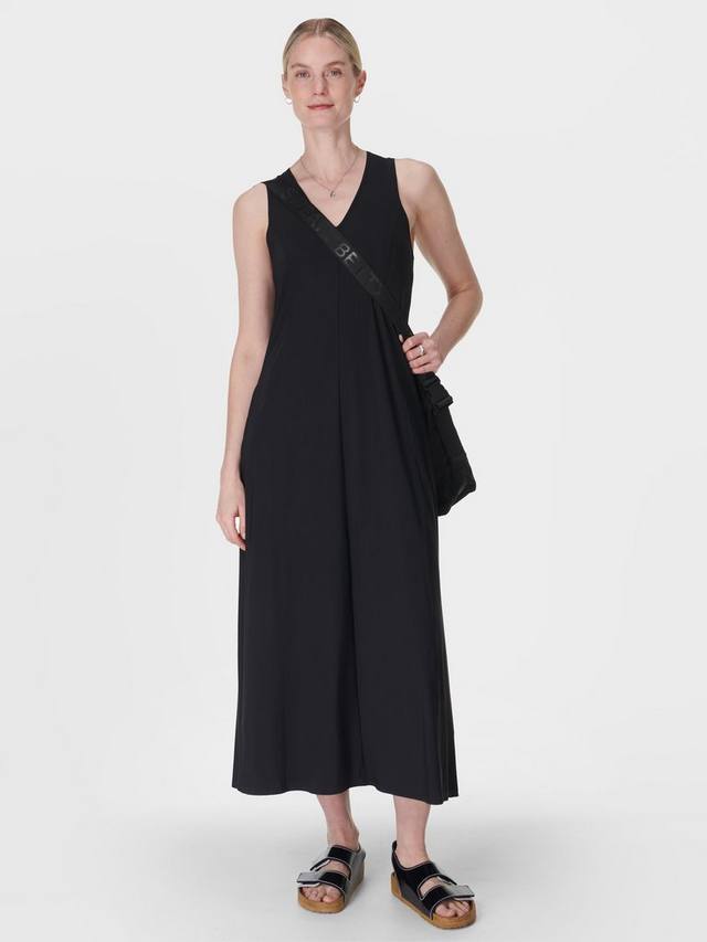 

Платье explorer ace с v-образным вырезом Sweaty Betty, черный
