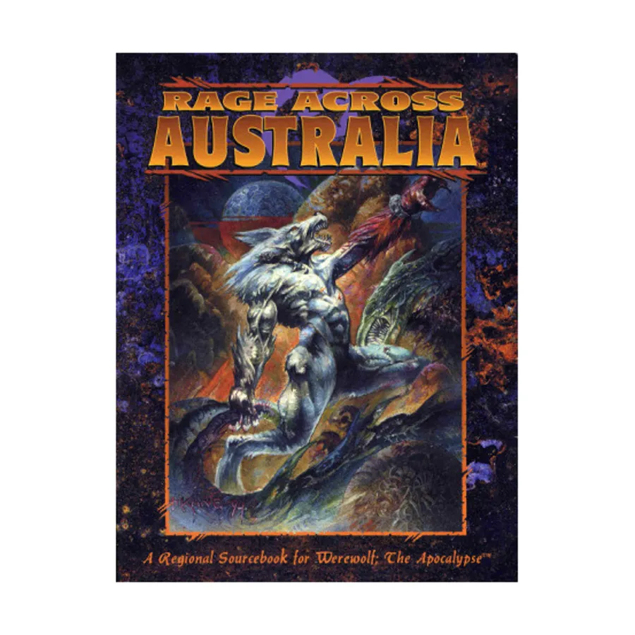 

Rage Across Australia, Werewolf - The Apocalypse - Rage Books, мягкая обложка