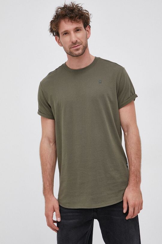 

Хлопковая футболка D16396.B353 G-Star Raw, зеленый