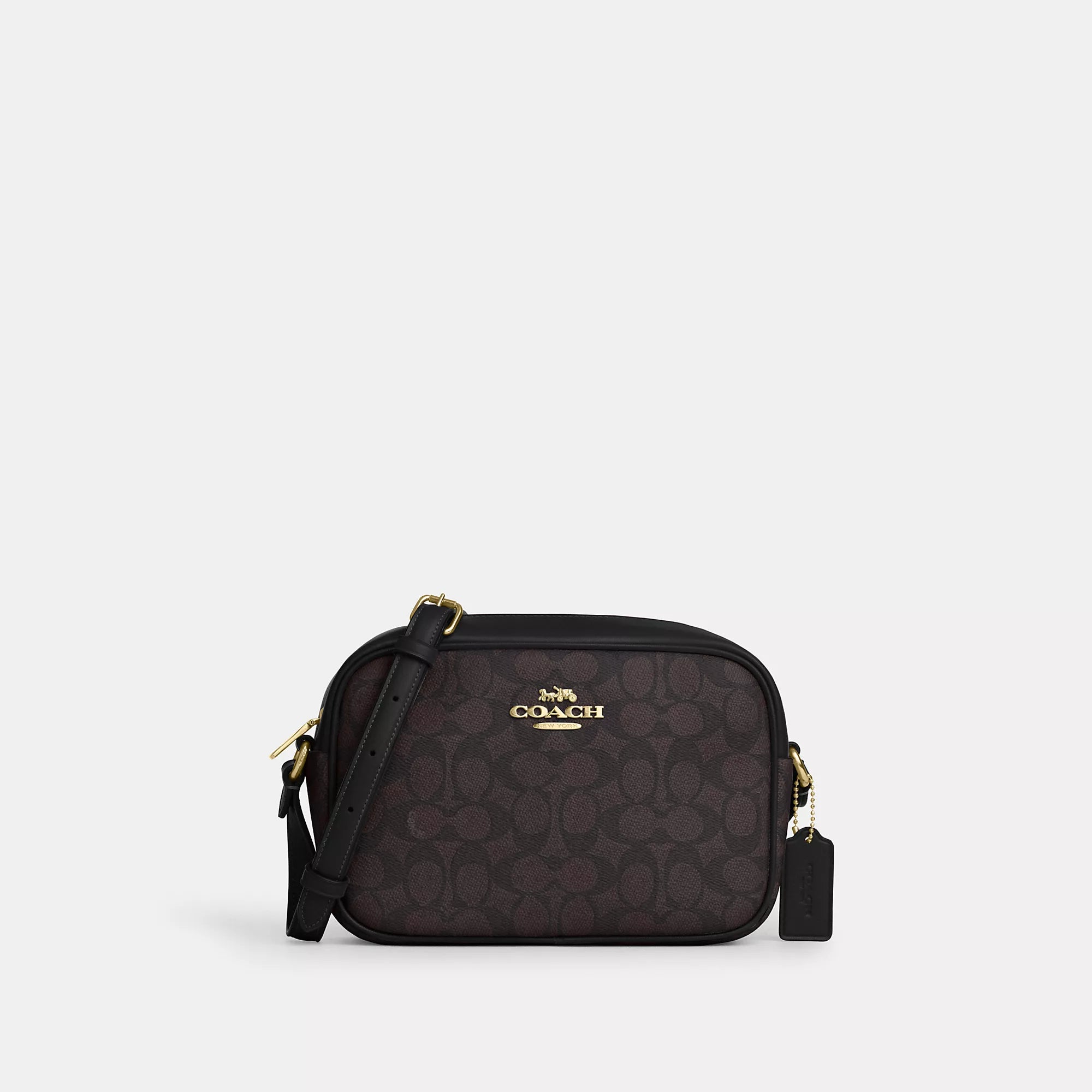 

Coach Outlet Jamie Сумка-мессенджер из фирменного полотна, золотой/черный