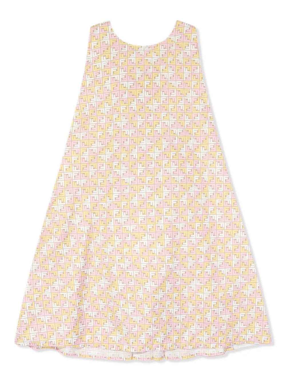 

Платье с принтом FF FENDI KIDS, розовый