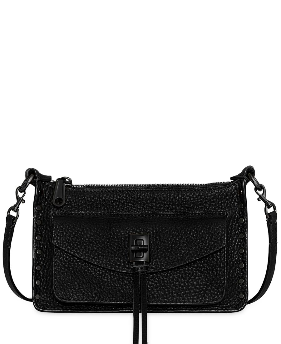 

Маленькая кожаная сумка через плечо Darren Rebecca Minkoff, Black