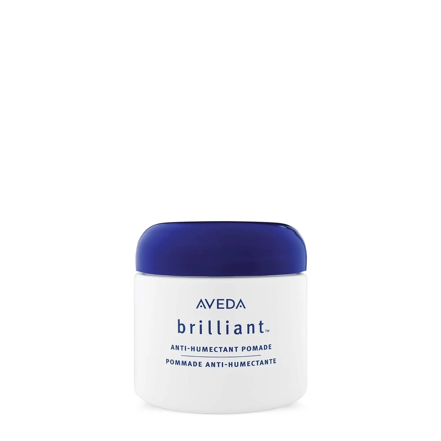 Aveda Brilliant Anti-Humectant Pomade для защиты от влажности и пушистости, для кудрявых и кучерявых волос, с касторовым маслом и рисовыми отрубями, аромат жасмина, розы и гвоздики, 70 г