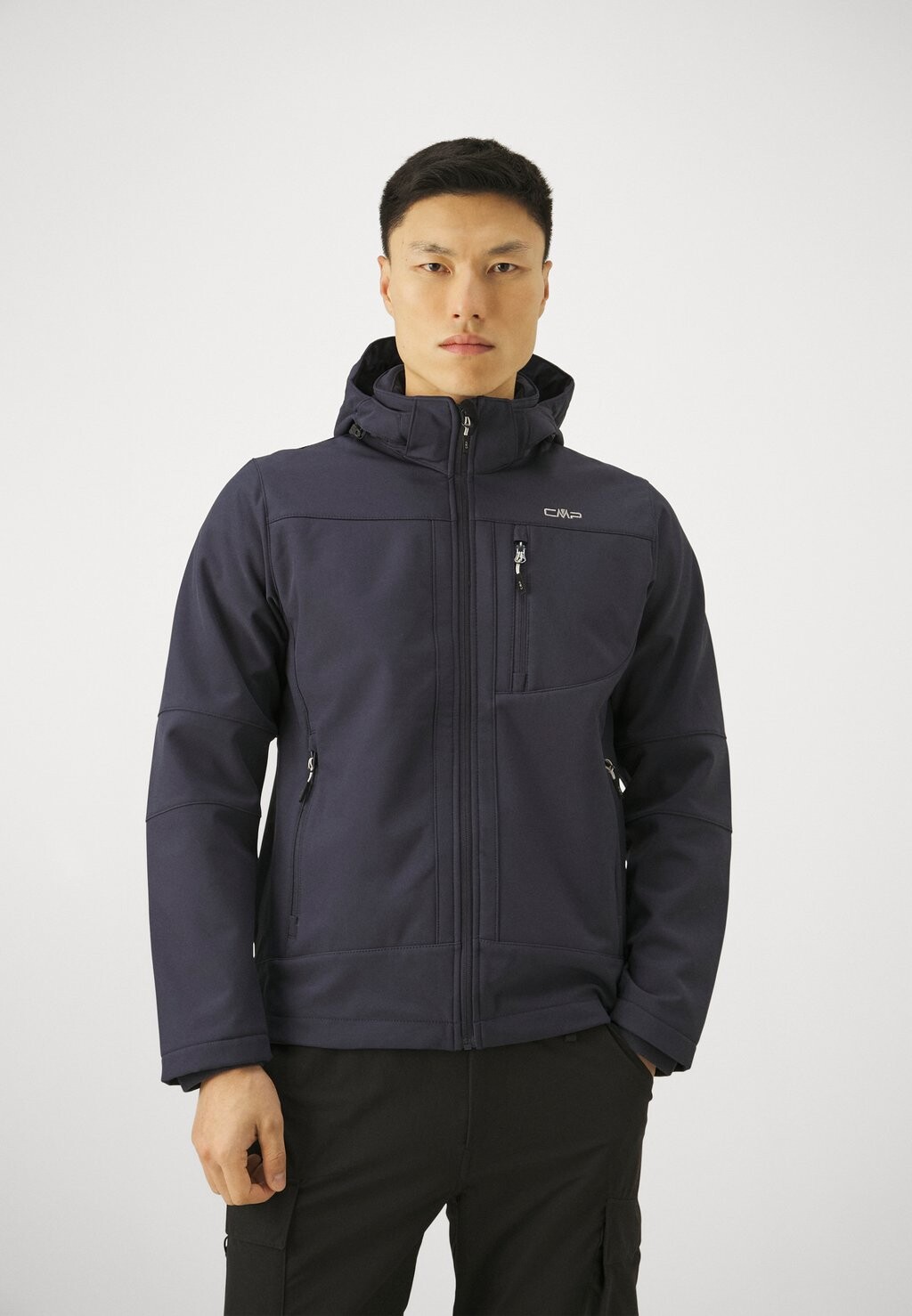 

Куртка Softshell Man Jacket Zip Hood CMP, синий