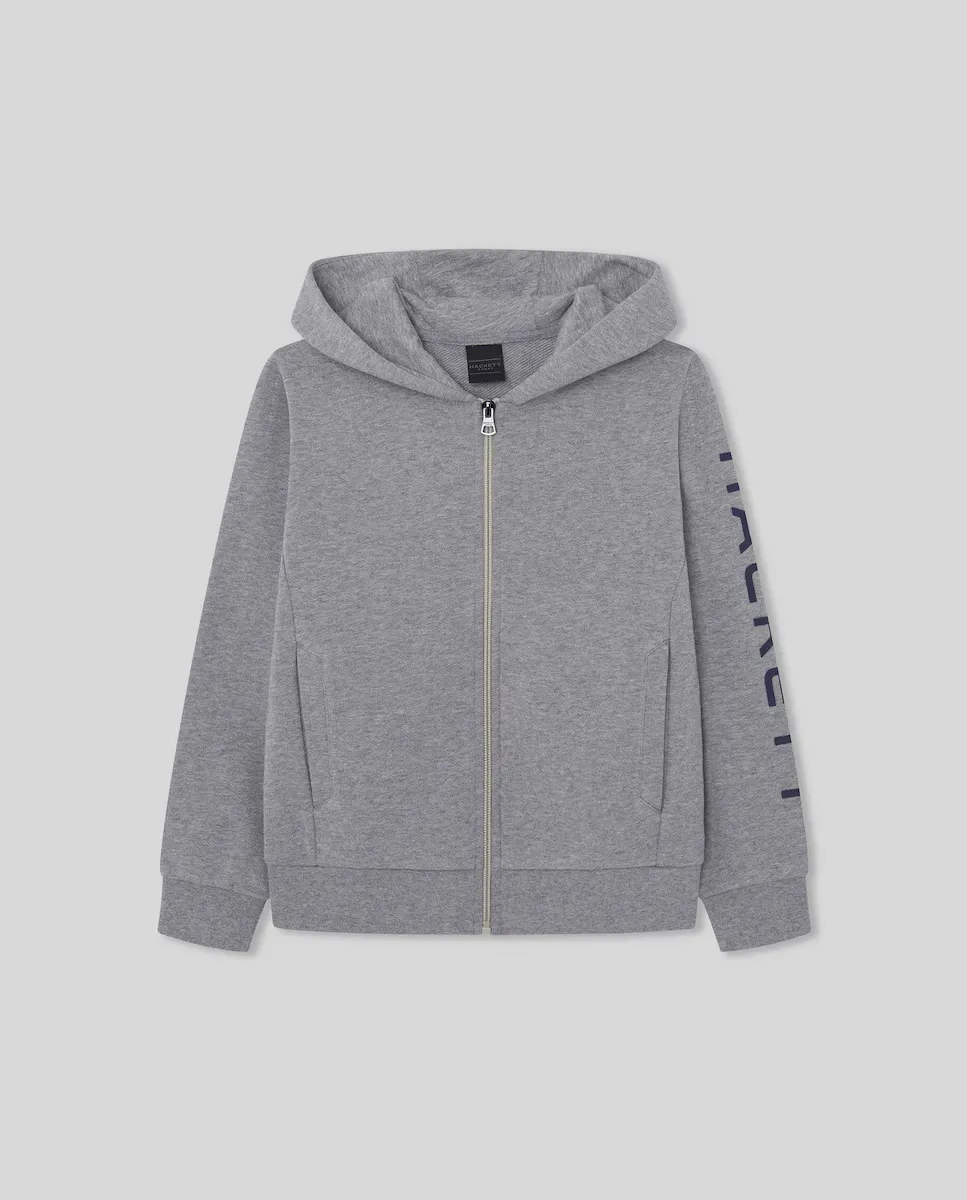 

Толстовка на молнии для мальчиков Hackett, светло-серый