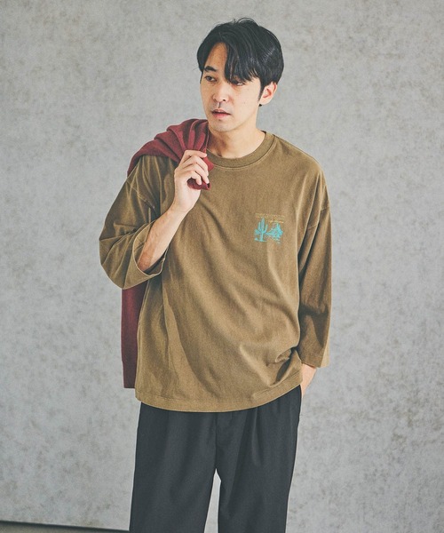 

Футболка с рукавами 3/4, разноцветная, цвета индиго BAYFLOW