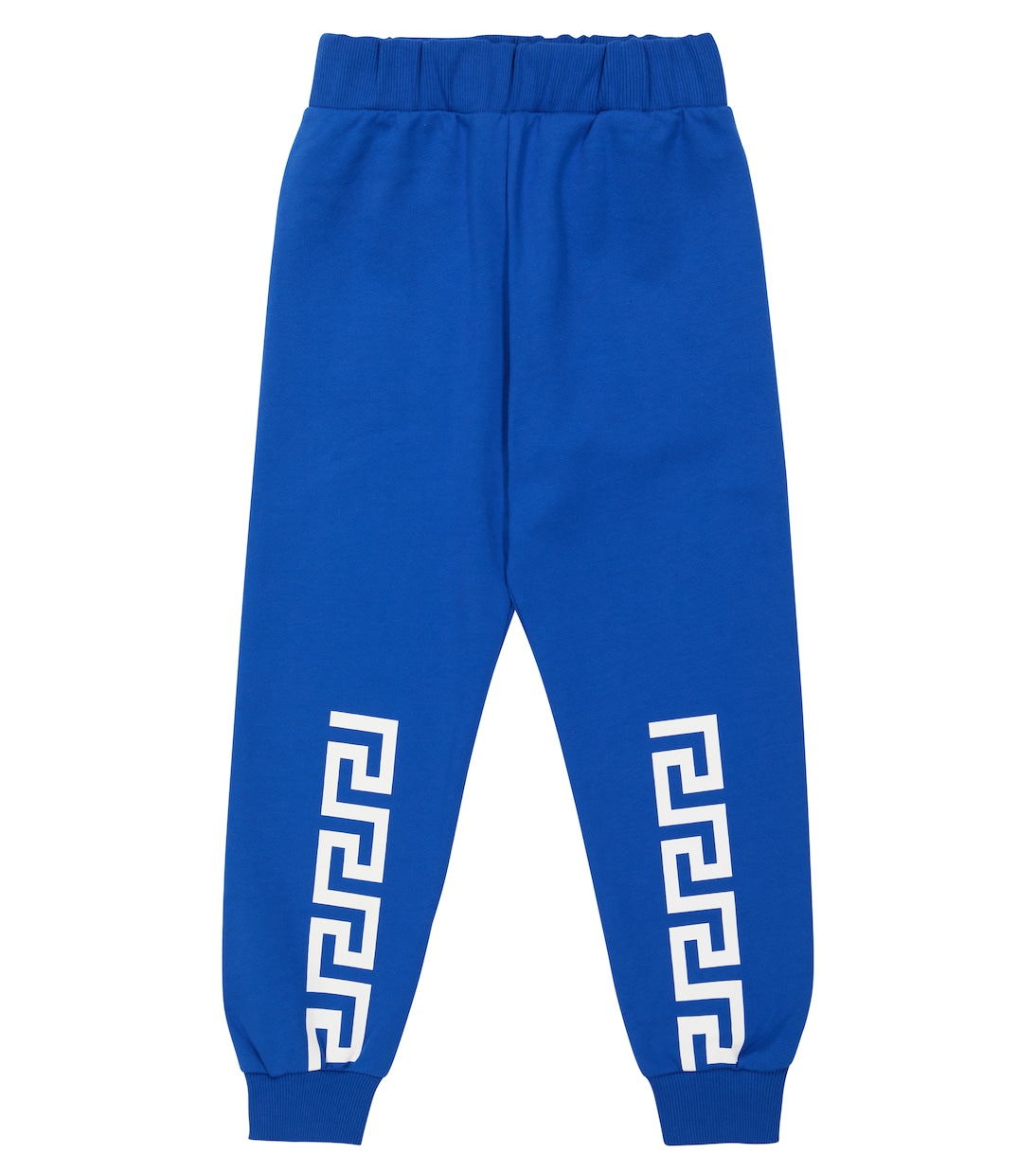 

Спортивные брюки из хлопкового джерси Greca Versace Kids, Sapphire+Bianco