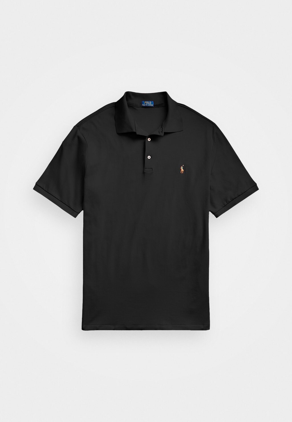 Рубашка-поло SHORT SLEEVE Polo Ralph Lauren Big & Tall, цвет black — фото 4