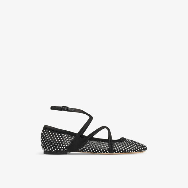 

Атласные туфли Astoria, украшенные кристаллами Jimmy Choo, черный