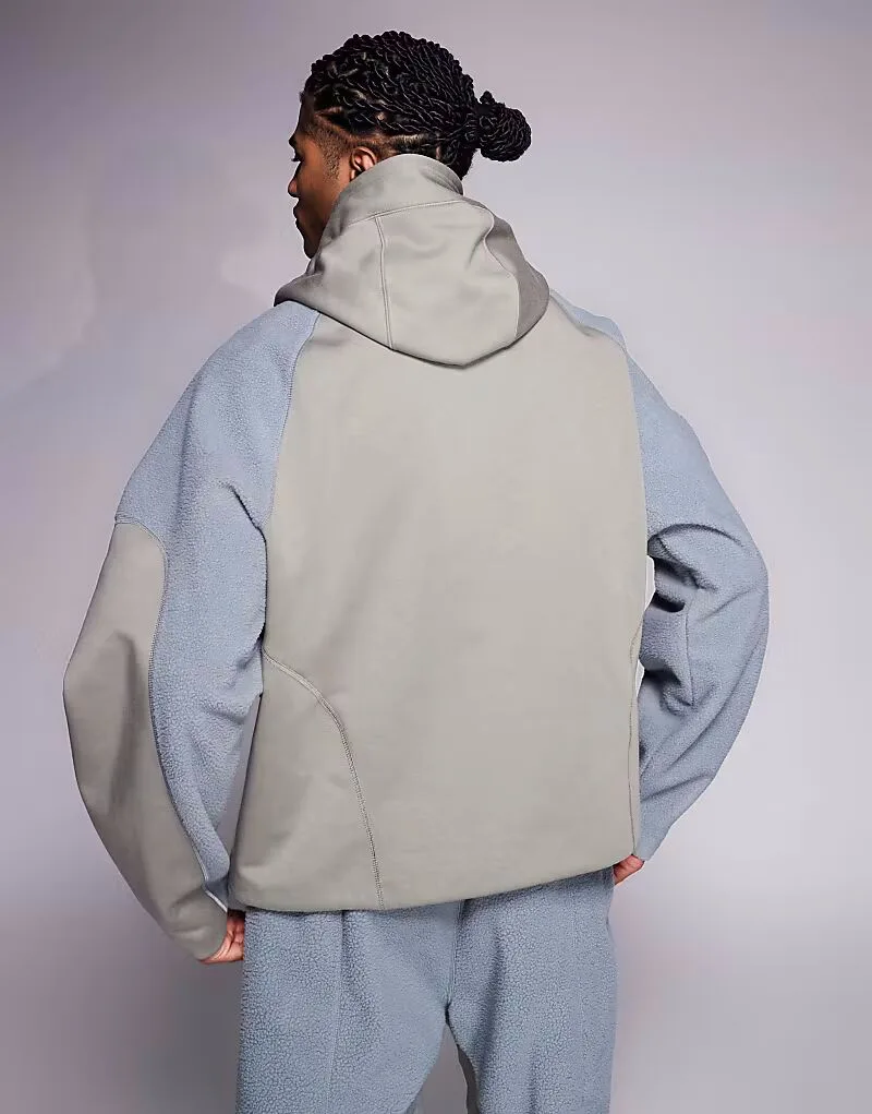 Толстовка Nike Tech Boreas оверсайз серого цвета — фото 3
