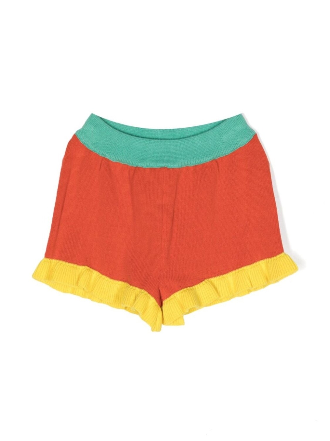 

Stella McCartney Kids шорты в стиле колор-блок, красный