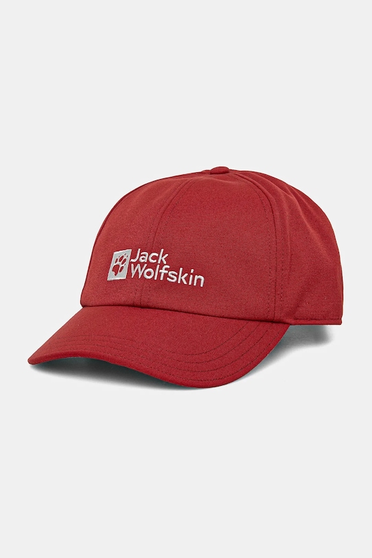 

Бейсболка с козырьком Jack Wolfskin, красный